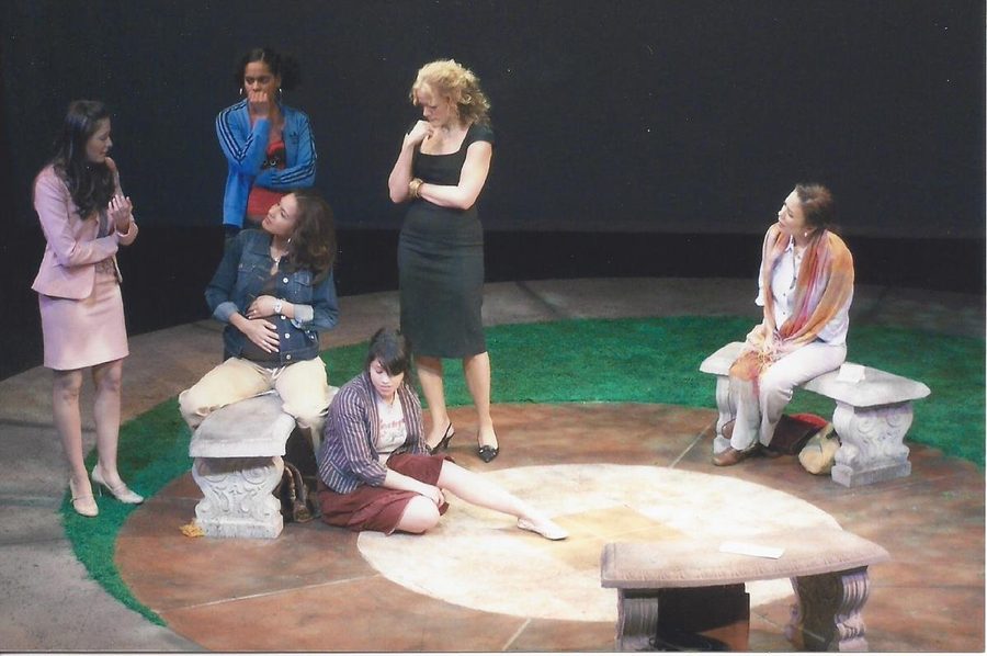 Yo Soy Latina! starring Gina Rodriguez, Elise Santora, Julie Alexandria, Jezebel Montero, Ivette Sosa, and Fidias Rae. Directed by Ricardo Khan and produced by Crossroads Theater Company