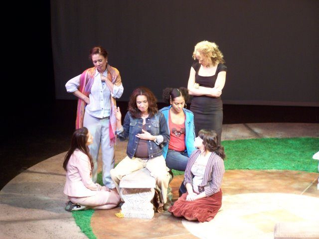 Yo Soy Latina! starring Gina Rodriguez, Elise Santora, Julie Alexandria, Jezebel Montero, Ivette Sosa, and Fidias Rae. Directed by Ricardo Khan and produced by Crossroads Theater Company