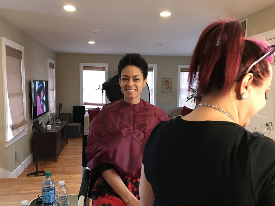 Evelyn Reyes as Esperanza Spalding for the Latina Icons photoshoot