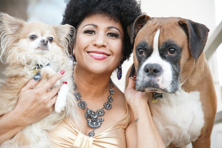 Diana Mendez as Celia Cruz for the Latina Icons photoshoot